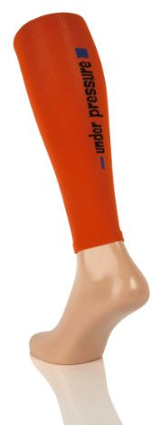 SPORT KOMPRESSIONSSTRUMPF TUBES 'under pressure' (Kompr: 20-22mmHg) (orange, XL (Wadenumfang: 40-44cm))