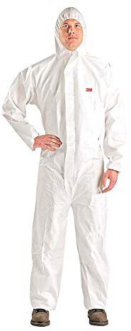 3M 4510XXL Schutzanzug, Typ 5/6, Größe XXL, Weiss