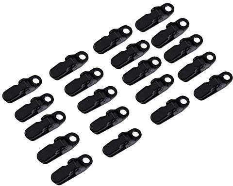 Zeltplanen Clip, 20 Stück Tarp Clips für Zelte, Abdeckungen, Markisen und, Zeltklemmen-Set