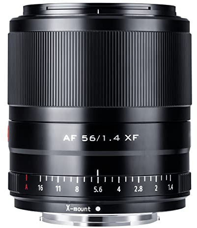 VILTROX 56mm F1.4 STM XF Lens Auto Focus APS-C Frame Standard Prime Lens Large Aperture For Fujifilm Fuji X-Mount Mirrorless Camera X-M1 X-H1 X-PRO1/2/3 X-T2 X-T3 X-T4 X-T20 X-T30 X-T200 X-S10