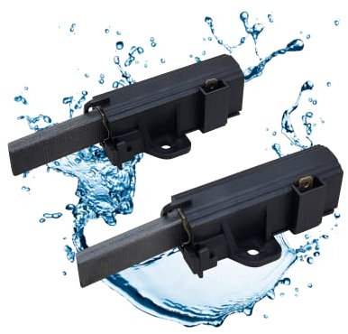 Lichtblau 2 escobillas de carbón para lavadora y secadora I cepillo de carbono 4006020152 set de 2 repuestos para AEG Privileg Electrolux Quelle I Motor SOLE 481281719419