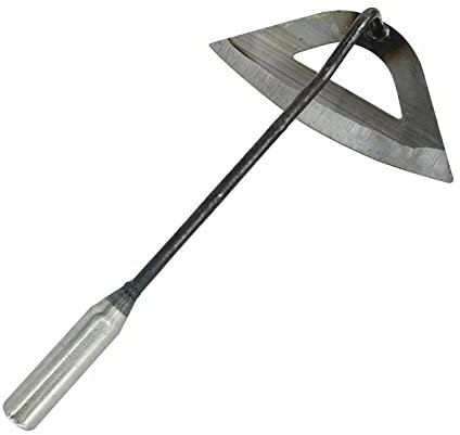 Pratvider Outil de jardin | Outil de jardin avec long manche et houe tranchante – Hache outil de jardinage pelle à main pour plantation agricole, ameublissement du sol