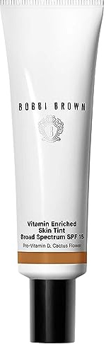 Bobbi Brown Vitamin Enriched Skin Tint SPF 15 | Broad Spectrum SPF Skin Tint | Hydrating Tinted Moisturizer | Vitamins B, C, & E, 1.7 Fl Oz, Deep 1