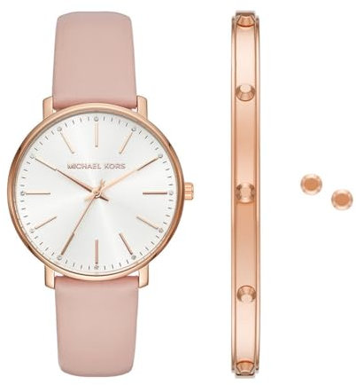 Michael Kors MK1078SET Ladies Pyper Watch and Jewellery Gift Set