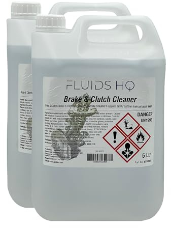 Brake & Clutch Cleaner 10L - Removes Oil, Grease, Dust, and Debris - Powerful Degreaser for Automotive Parts