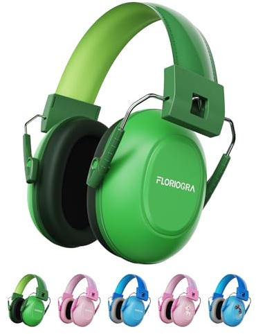 Floriogra Noise Cancelling Headphones for Kids, Kids Ear Protection 28dB SNR Noise Reduction Ear Muffs for 3-16 Years Toddler/Children, Hearing Protection For Monster Jam, Concerts, Fireworks