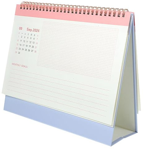 Veemoon Calendario Para Estudiantes Calendario Mensual De Escritorio Accesorio De Oficina Decorativo Hogar
