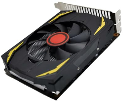 TSMORY Potente tarjeta gráfica GTX750TI DDR5 de 4 GB de 350 W, requisito de energía, dos salidas para PC de juegos