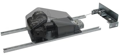 Chandelier Lift System for Heavy Fixtures, 200 lb Capacity, Install Remotely, UL Listed, ALL200RM Remote Mount Residential Grade, 65 ft Winch Cable, Keyswitch, Optional Wireless Controller AL-WLC