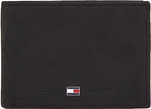 Tommy Hilfiger Herren Geldbeutel Johnson Mini Klein, Schwarz (Black), Einheitsgröße