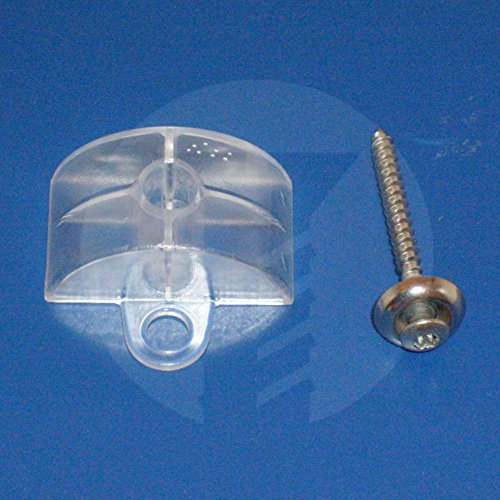 100Stck Abstandhalter Rundprofil 76/18 + 100 Spenglerschrauben 4,5x45 A2 V2A