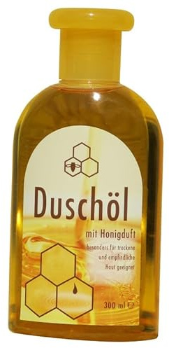 Duschöl mit Honigduft, 300 ml | Für sehr pflegebedürftige Haut