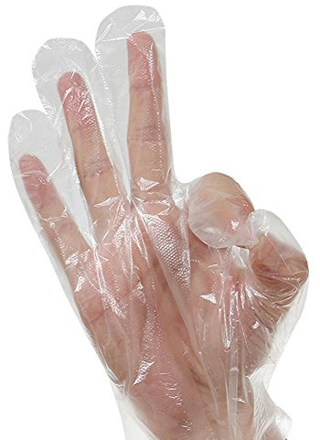Gants jetables en plastique polyéthylène de qualité alimentaire