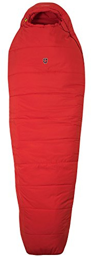 Fjällräven Skule Two Seasons Reg Schlafsack, Red, One Size (Bis Körperlänge 180 cm)