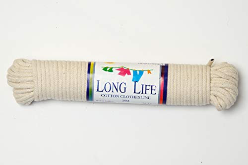 EVERLASTO Long Life Cotton Clothes/Pulley Line 4mm x 10m Approx