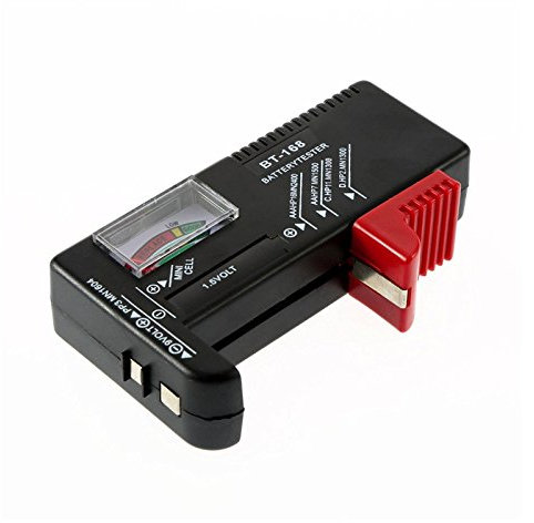 Tester per batterie e pile tipo AA AAA 9 V Bottone CR20 Misuratore Tester 2354