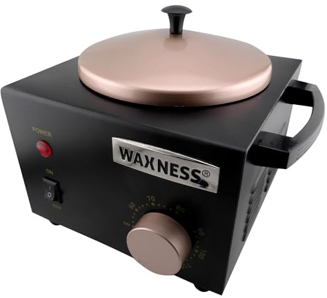 Waxness Professional Metallic Wax Heater WN5001 Black Elite-Series 1 Lb 5 Years Warranty
