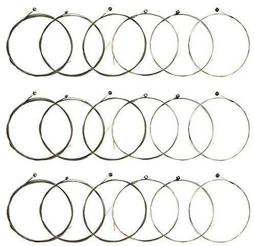 JYsun Electric Guitar Strings 3 Full Sets with Stainless Steel Core Nickel Alloy Wound Nickel-plated Bead Head Including E-1st B-2nd G-3rd D-4th A-5th E-6th
