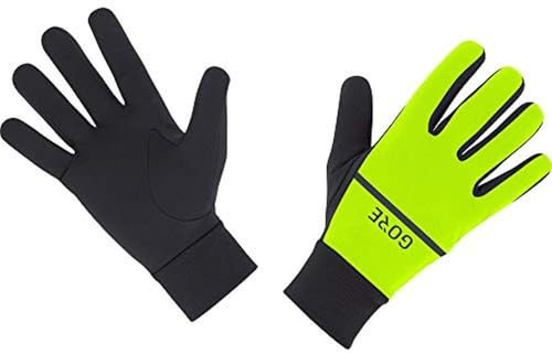 GOREWEAR R3 Unisex Handschuhe, Leichte Lauf- und Fahrradhandschuhe für kühles Wetter, Geringes Packmaß, Neon Yellow/Black, 10