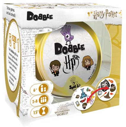 Asmodee ASMD0050 Dobble Harry Potter, Familienspiel, Reaktionsspiel, Deutsch
