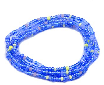 WICKELARMBAND handgefertigt blau made in Germany Armband Ibiza Style Armband