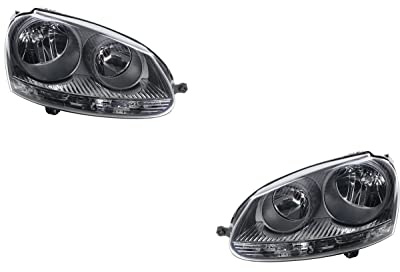 Johns, Scheinwerfer Halogen passend für VW Golf V 1K 5M 03-09 H7 H7 Satz LR