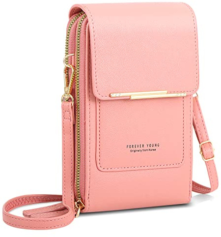 AIFILLE Handytasche zum Umhängen Damen, Klein Handy Umhängetasche mit Geldbörse Mädchen, Premium PU Leder Crossbody Schultertasche Handy Tasche mit Kartenfächer Clutch Shoulder Bags