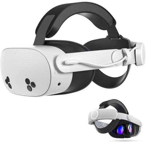Maecker vr K3 Batterie Kopfband für Quest 3S für Quest 3 Head Strap mit 6000 mAh Akku Ausgewogenes Elite Strap für Quest 3s/3 Zubehör