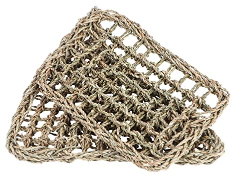 BESPORTBLE 2pièces Hamac Tissé pour Lézard Et Animaux De Compagnie Lot de Marron Tapis pour Chat Et Chien Facile à Installer Et Nettoyer