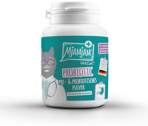 MjAMjAM VetCat - Probiotic - Pre- & Probiotisches Pulver, 1er Pack (1x40g)