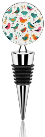 Bird Clip Art Flaschenverschluss Getränkeflaschenverschluss Wiederverwendbarer Weinverschluss Personalisierter Champagnerverschluss Einzigartige Weinflaschenkorken Halten Frisch Geeignet für Standard