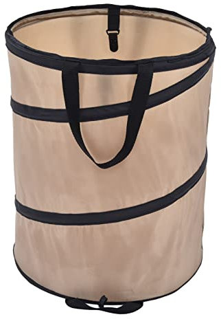 Naroote Zusammenklappbarer Gartensack, Gartensäcke für Schmutz 10 Gallonen, 37,8 L, Wiederverwendbare Gartenabfallsäcke, Tragbarer Mülleimer für Camping-Mülleimer, Grillabende Im Freien,