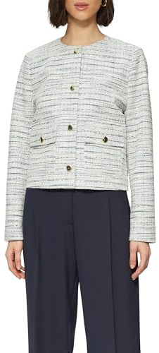 s.Oliver Gefütterte Bouclé-Jacke mit Zierknöpfen