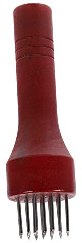 Garneck Batticarne Ago da Carne in Acciaio Resistenti Manico in Legno, Ammorbiditore Carne per Manzo e Pollame, Strumento Cucina per Ammorbidire Fibre Muscolari