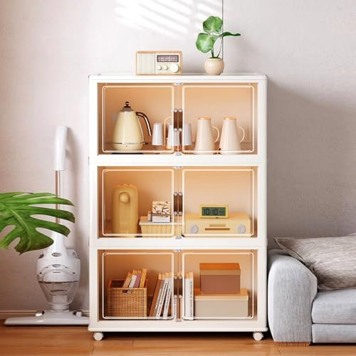 Generisch Vitrinen mit Acryltüren, Bücherregal für Sammlerstücke, Porzellanschränke mit Türen für Esszimmer, Eckvitrinen, Vitrine für Home Office, Wohnzimmer, Speisekammer