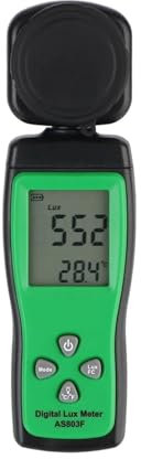 Spettrometro, Fotometro Luxmetro Misuratore Di Luce Display LCD 0-200000 Lux Test Lux Misuratore Di Luce Digitale Universale AS803F Illuminometro Sensore Intelligente