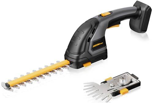HEINPRO Hedge Trimmer Cordless Compatible with DEWALT 20V MAX Battery (Tool Only), Electric Hedge Trimmer Cordless Grass Trimmer, Bush Trimmer Grass Shears Handheld for Yard, Garden