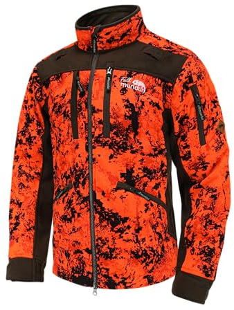 Full mundur Veste de chasse orange veste militaire veste tactique haut de survêtement pour homme coupe-vent et imperméable Orange Camo XL