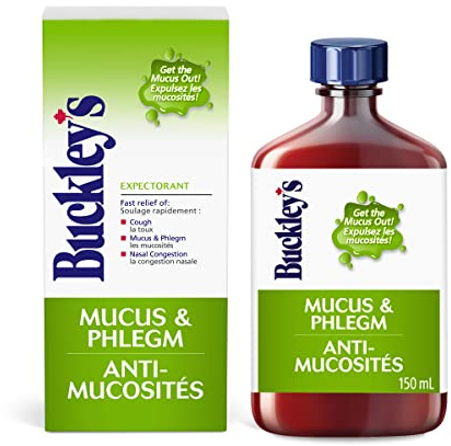 BUCKLEY'S Original 'EXPECTORANT' Syrup for COUGH, MUCUS & PHLEGM 150 ml Size