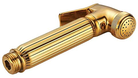 Tubayia Koppar bidé spruthuvud duschhuvud handdusch för toalett, badrum (guld)