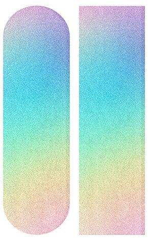 Griptape of Skateboard Rainbow Gradient Deck Sandpappersark för Cruiser Board