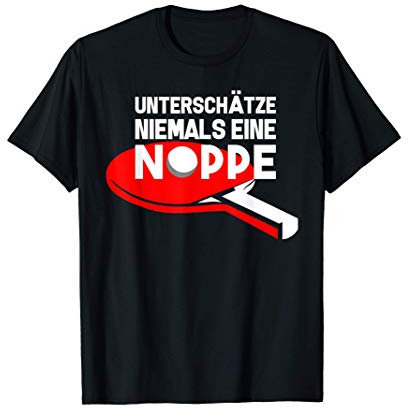 Noppen Tischtennis Geschenk Tischtennisspieler T-Shirt