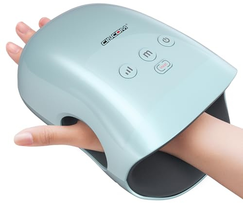 CINCOM Hand Massager - Cordless Hand Massager with Heat and Compression for Arthritis and Carpal Tunnel
