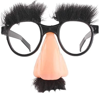 Lustige Halloween-Verkleidungsbrille, mit lustiger Nase, Augenbrauen, Schnurrbart, Groucho, Marx, Cosplay, Halloween, Party-Dekoration, Kostüm, Foto-Requisite, Party, Kopfbedeckung, Brille und Zubehör