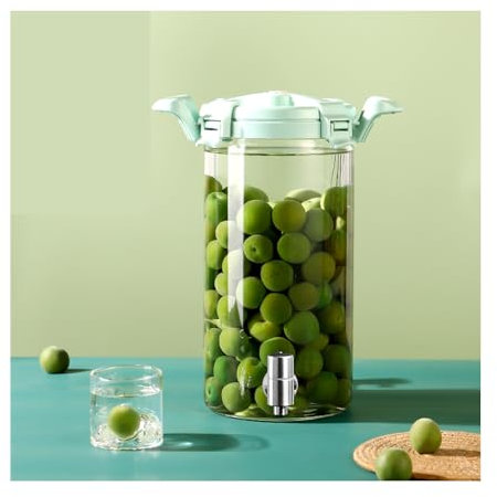 NJDQFA Dispensador De Jugo,Garrafa con Grifo,Dispensador De Bebidas,Dispensador Tarro De Agua,Adecuado para Bodas,Fiestas,Cenas,Reuniones,Picnics Y Otras Ocasiones.,Without Bracket,10L
