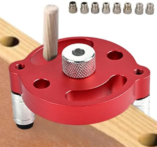 Vertikal borrstyrningsrotator, centerring scriber pluggjigg, aluminiumlegering vertikal hålborrning, jigg centreringsborrsats | stanshål lokalisering för familj, vänner och hem