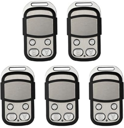 Eighosee per Portoni da Garage A 433 MHz, Apri Cancello Elettrico Compatibile con Apriporta per Garage Della Serie MOOVO MT4, Confezione da 5 Pezzi.