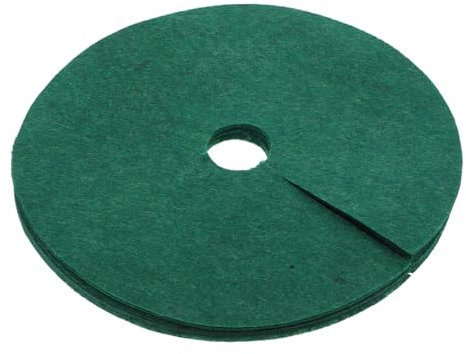 MOTHNUR 10pezzi Anelli di Pacciamatura per Alberi in Tessuto Non Tessuto Tappetini Barriera per Radici Controllo Vegetazione Diametro Esterno Foro Interno Riutilizzabili per Giardinaggio