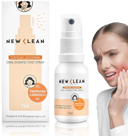 Hefo Spray Désinfectant Buccal - Élimine 99,9% des Bactéries, Protection Rapide contre les Aphtes & Inflammations (25ml)