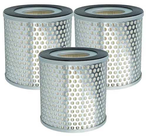 vhbw 3x Fine Dust Filter compatible with Freuding TA 028, A82 - A84 SR, A84 - AT Extraction System - Fine Dust Filter Cartridge